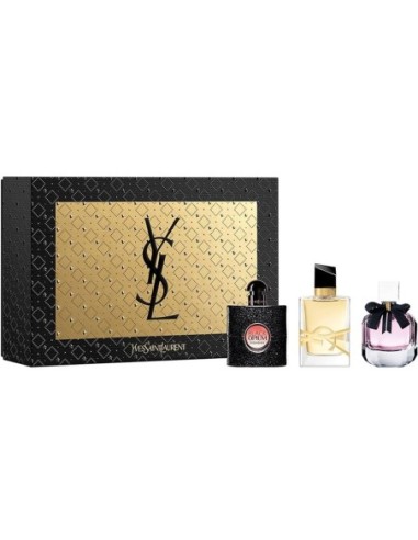 ZESTAW YVES SAINT LAURENT 3X30ML - BLACK OPIUM, MON PARIS, LIBRE