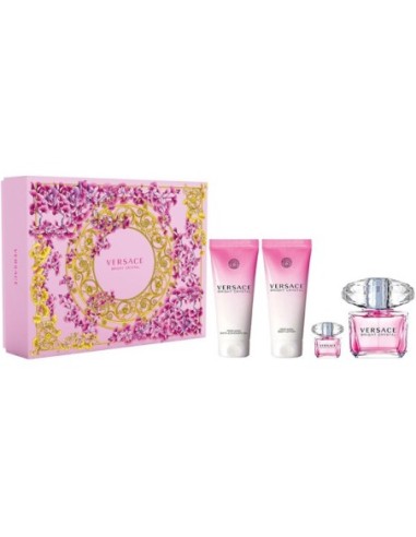 ZESTAW VERSACE - 2X PERFUMY BRIGHT CRYSTAL 100ML + 10ML + 2X BODY LOTION 100ML